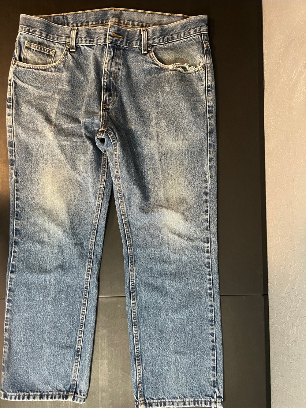 Relaxed Fit Men's Light Blue Jeans